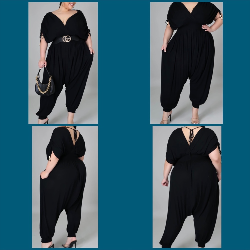 Women Plus Harem Jumpsuit- SUPER CUTE